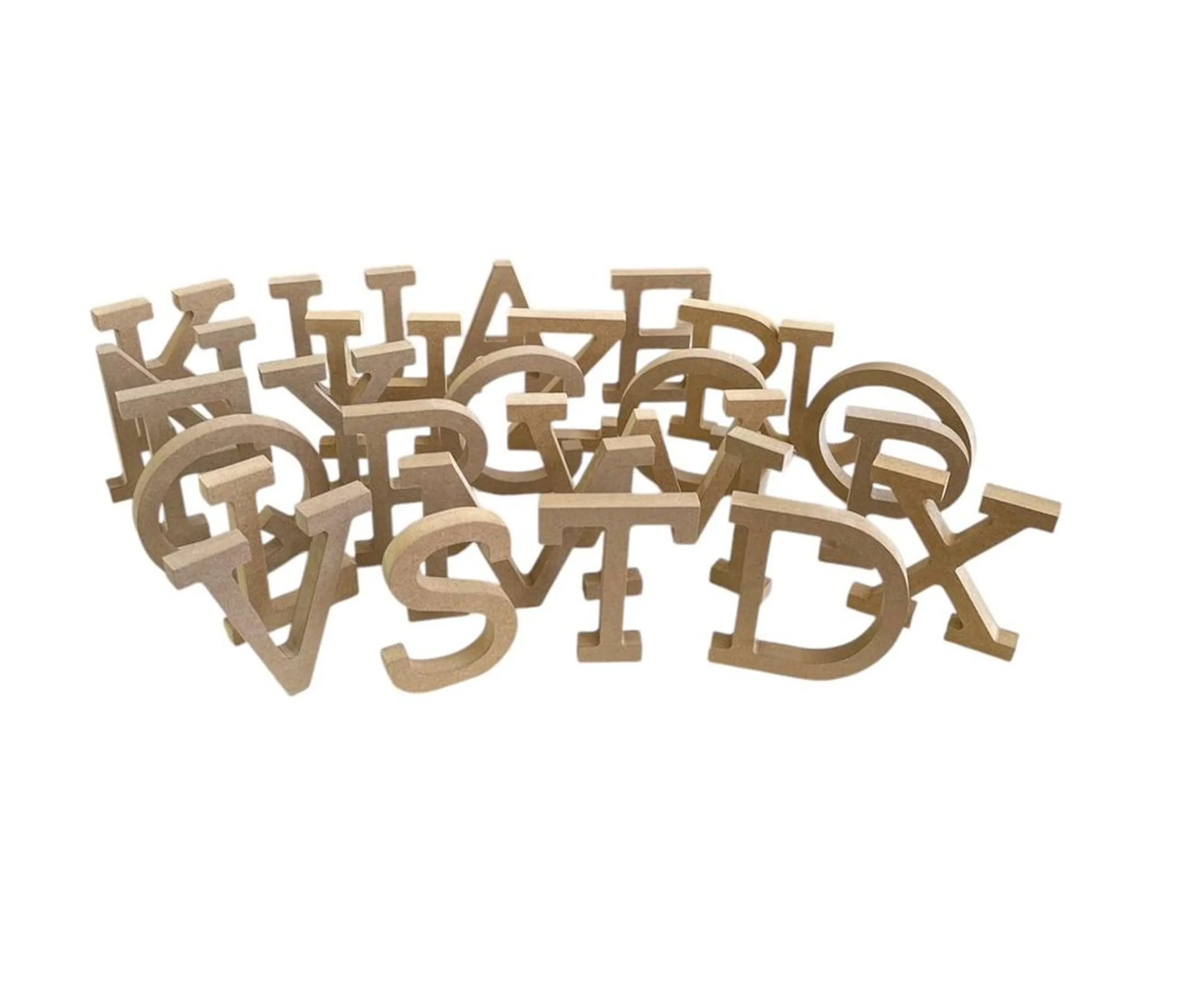 Standing Upper Case Letters - Suitable for 4 years and above 26 Pcs