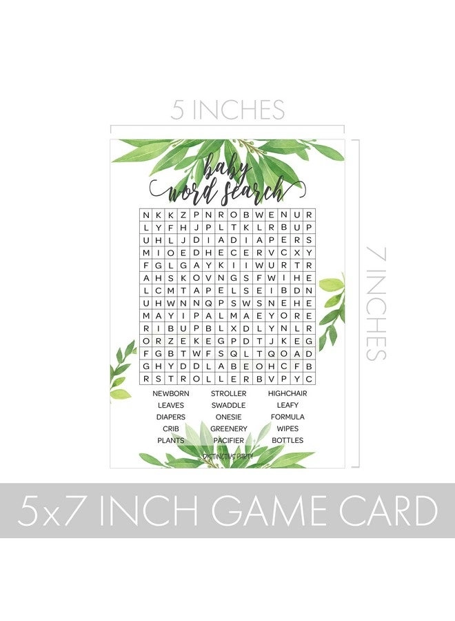 Word Search Baby Shower Party Game - 20 pieces