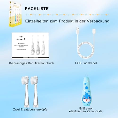 SG2139 - Sonic Toothbrush 1-6 Years