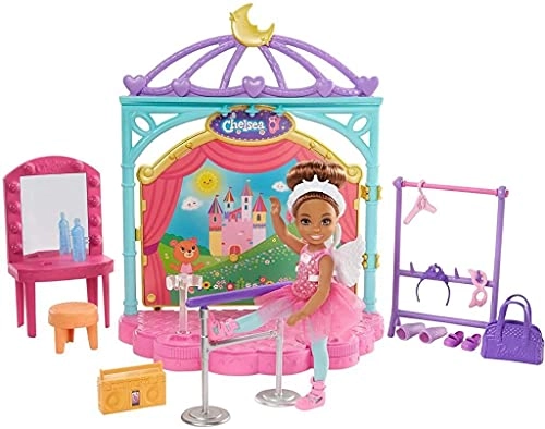 Chelsea Doll and Ballet Playset - 6 in Brunette Ages 3+