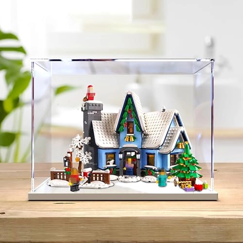 Acrylic Display Case - 35x20x25 cm White Base