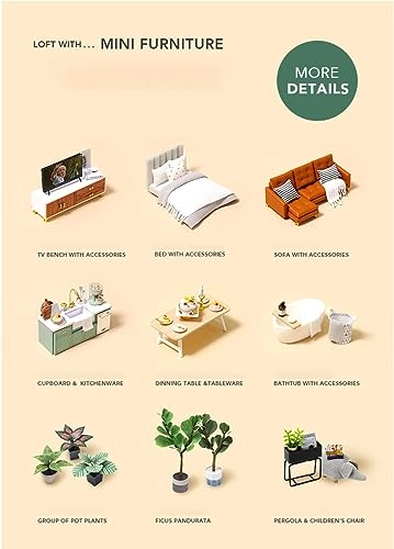 Miniature Dollhouse Kit - Mermaid Princess 1:24 Scale