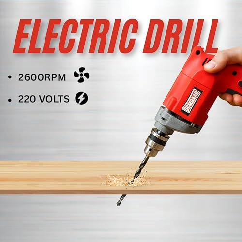Electric Drill - 350w 10mm RED