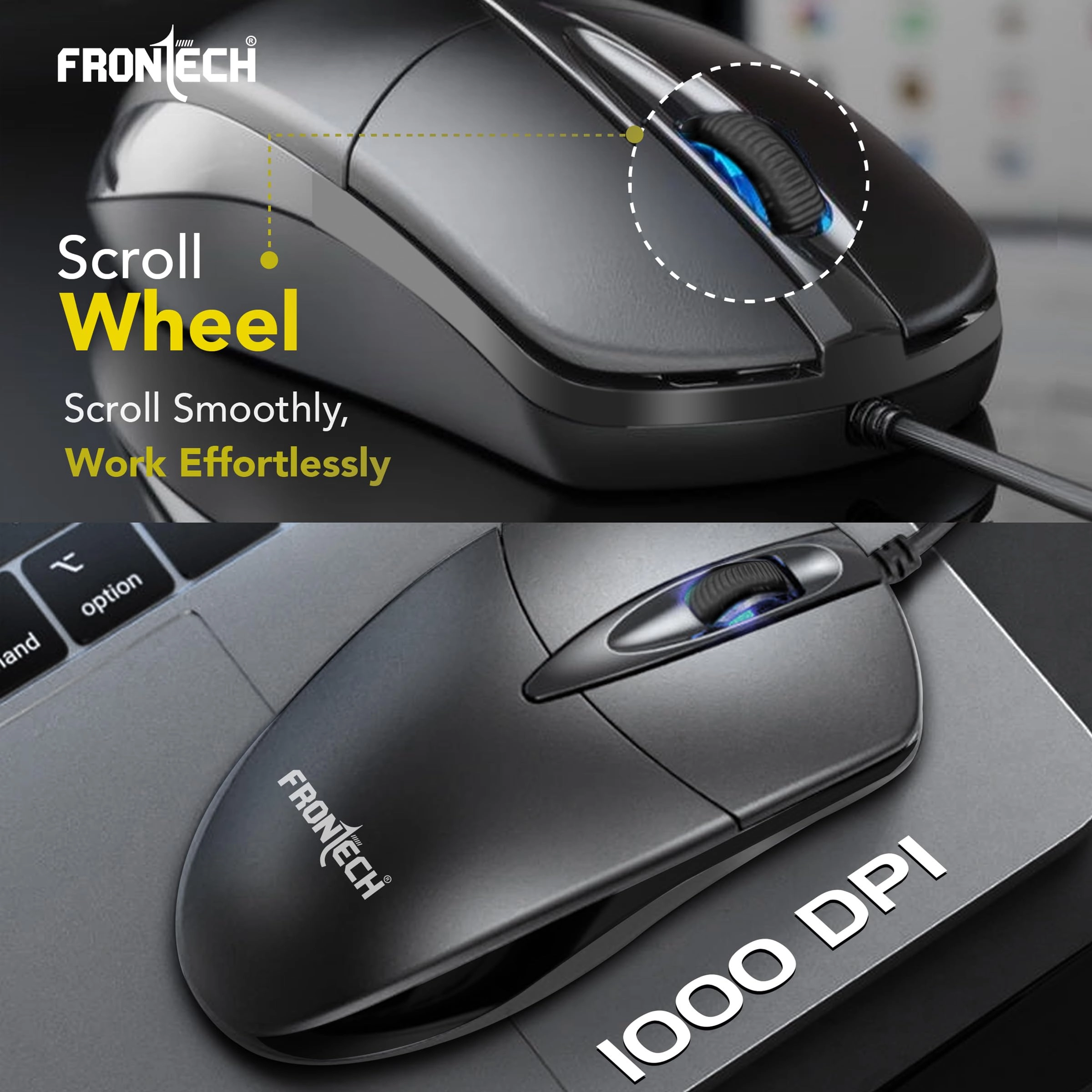 Keyboard & Mouse Combo - QWERTY Wired