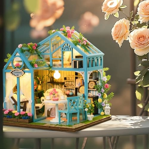 Miniature Wooden Dollhouse Furniture Kit - Creative Room 1:24