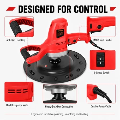 Electric Drywall Sander - 1180W