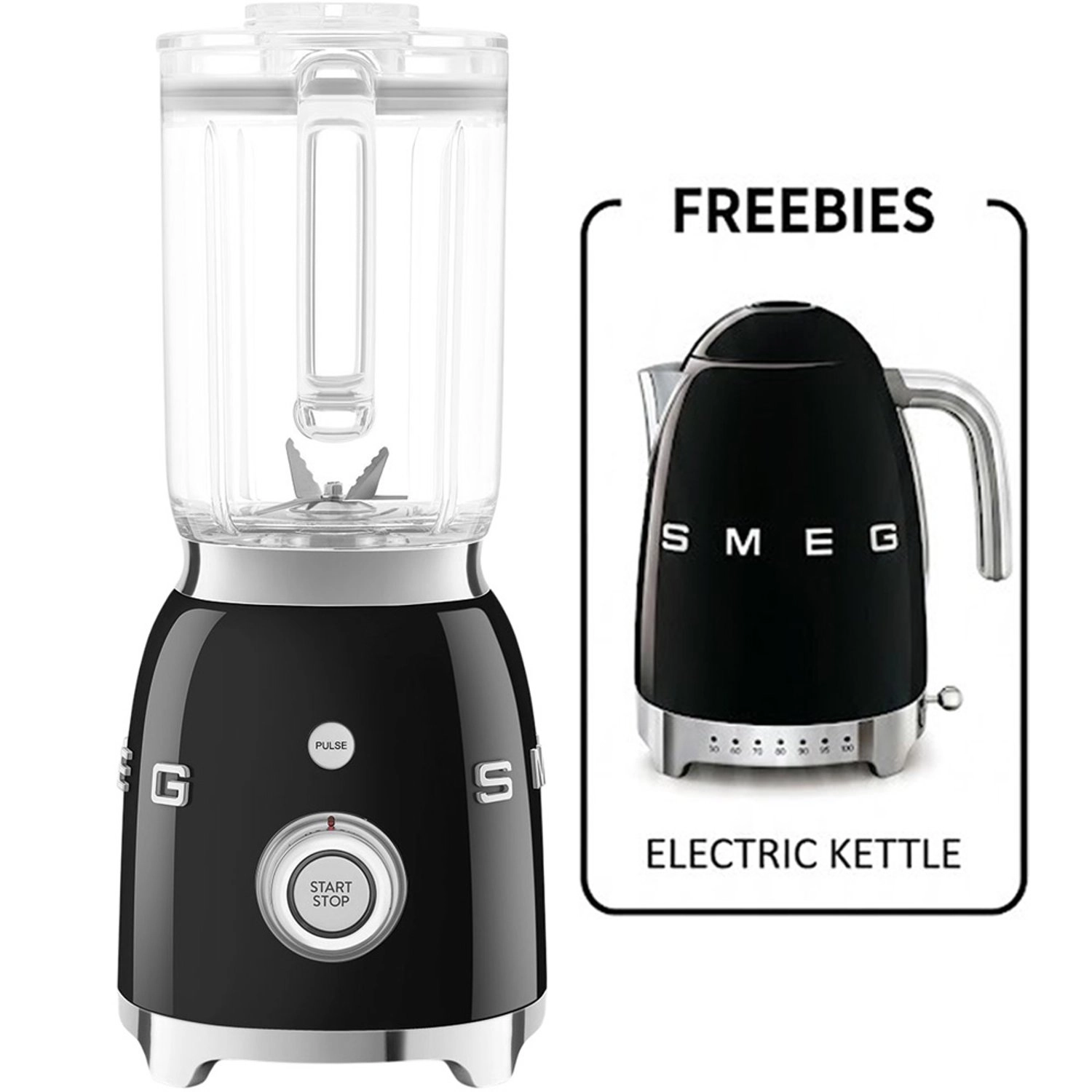 Smeg 50's Style Blender - 800 W + Electric Kettle