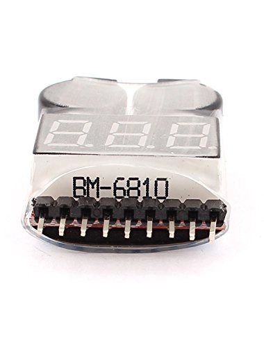 Battery Voltage Tester - 1-8S 2IN1 Low Voltage Buzzer Alarm