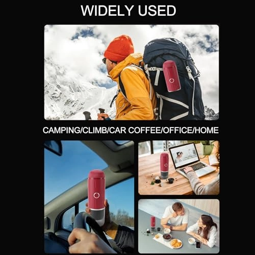 Portable Coffee Machine - 80ml capsule or powder