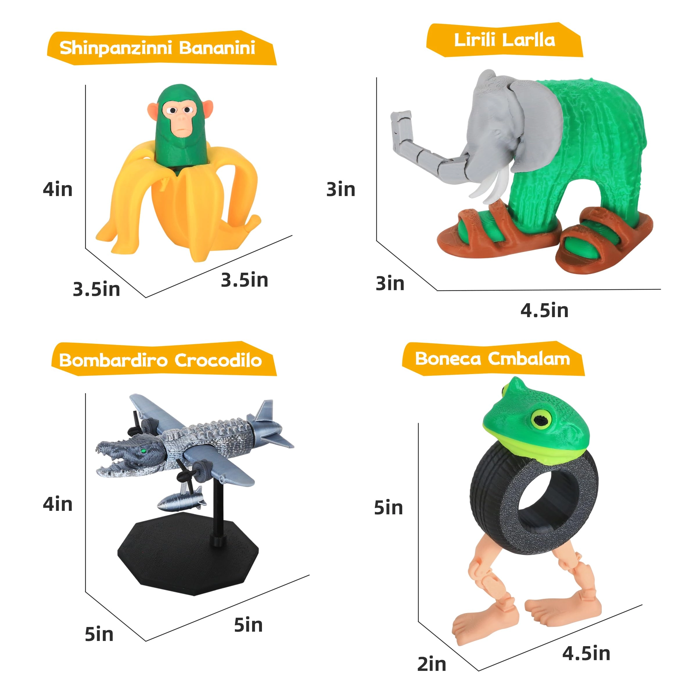 AISHJ - 36.0 months Shark,Frog,Monkey,Elephant,Crocodile 1