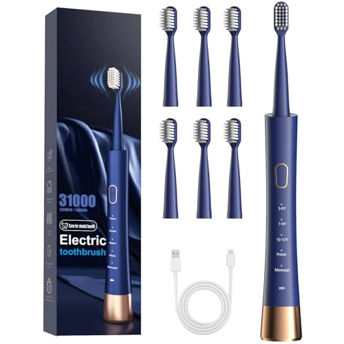 J40 - Sonic 5 Modes 6 Brush Heads
