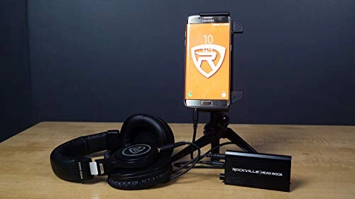 HeadRock - Battery Powered Rechargeable Personal Headphone Amplifier Black