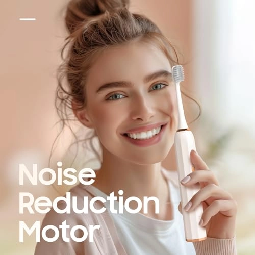 Sonic Toothbrush - Type-C rechargeable 2 Replaceable Brush Heads 3 Modes