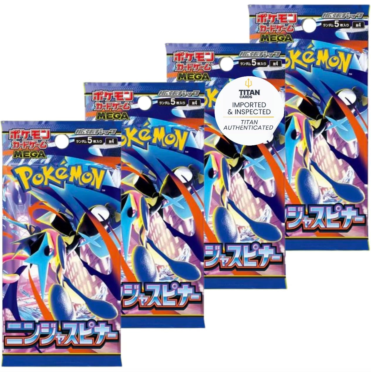 Pokémon Pokemon Ninja Spinner - Japanese 4 pcs 5 pcs