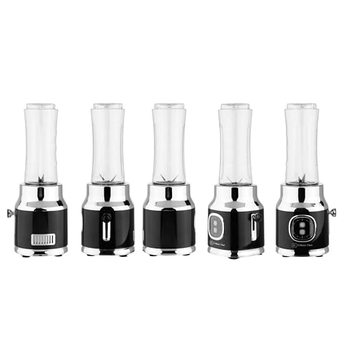 Retro Smoothie Maker Personal Blender - Mason Jar Dishwasher Safe BPA-free