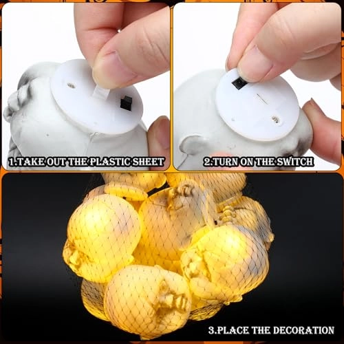 Halloween Baby Doll Head - 12 Pcs Halloween