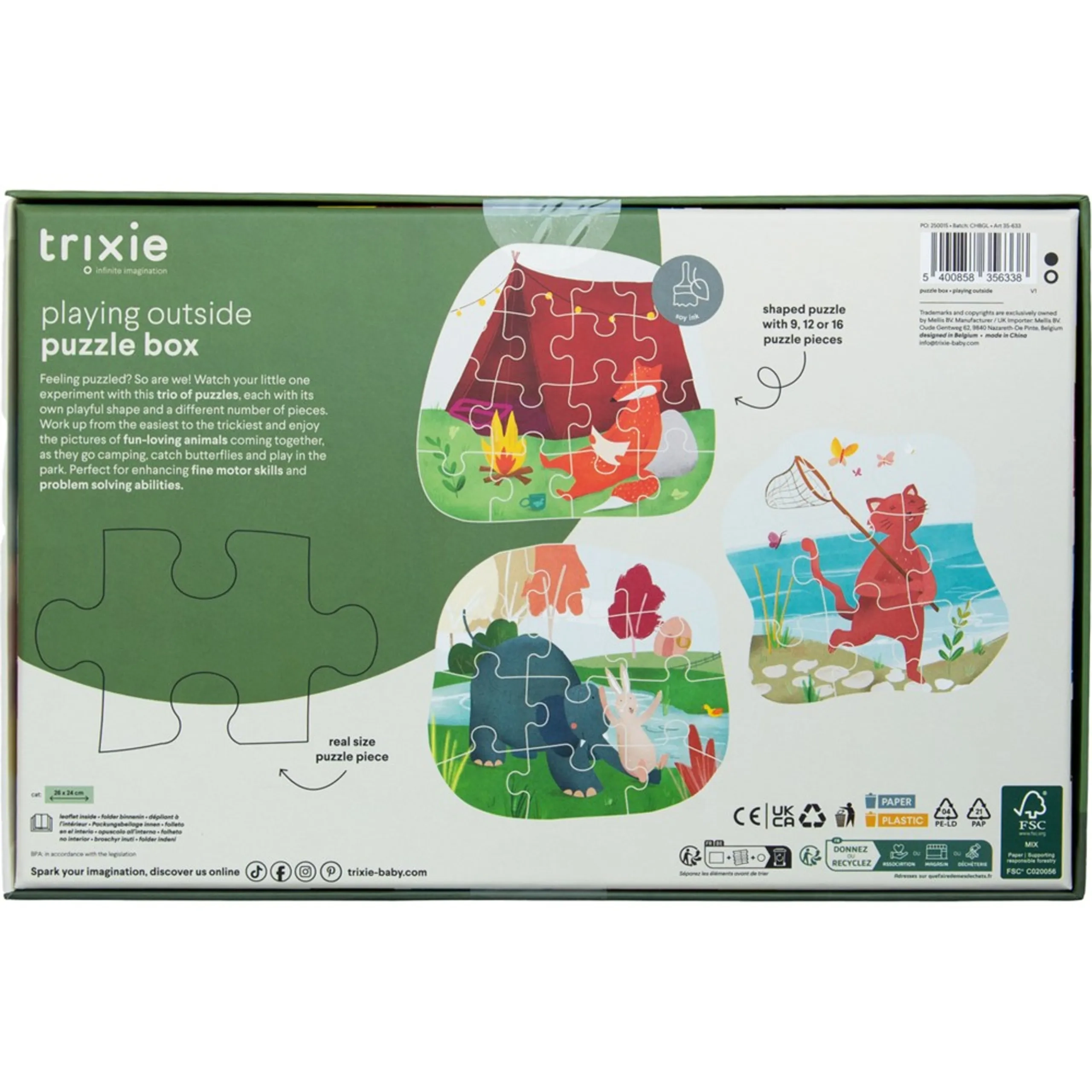 Playing Outside Puzzle (16090809-35-633) - 37 pcs