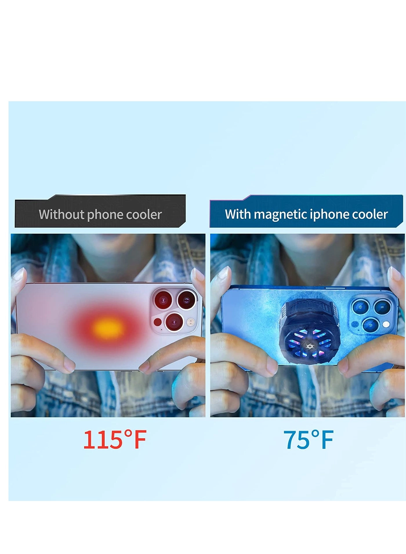 Phone Cooler - Magnetic Semiconductor Cooling