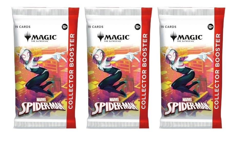 C&E Magic The Gathering Marvel's Spider-Man Collector Booster Pack - 3 pcs