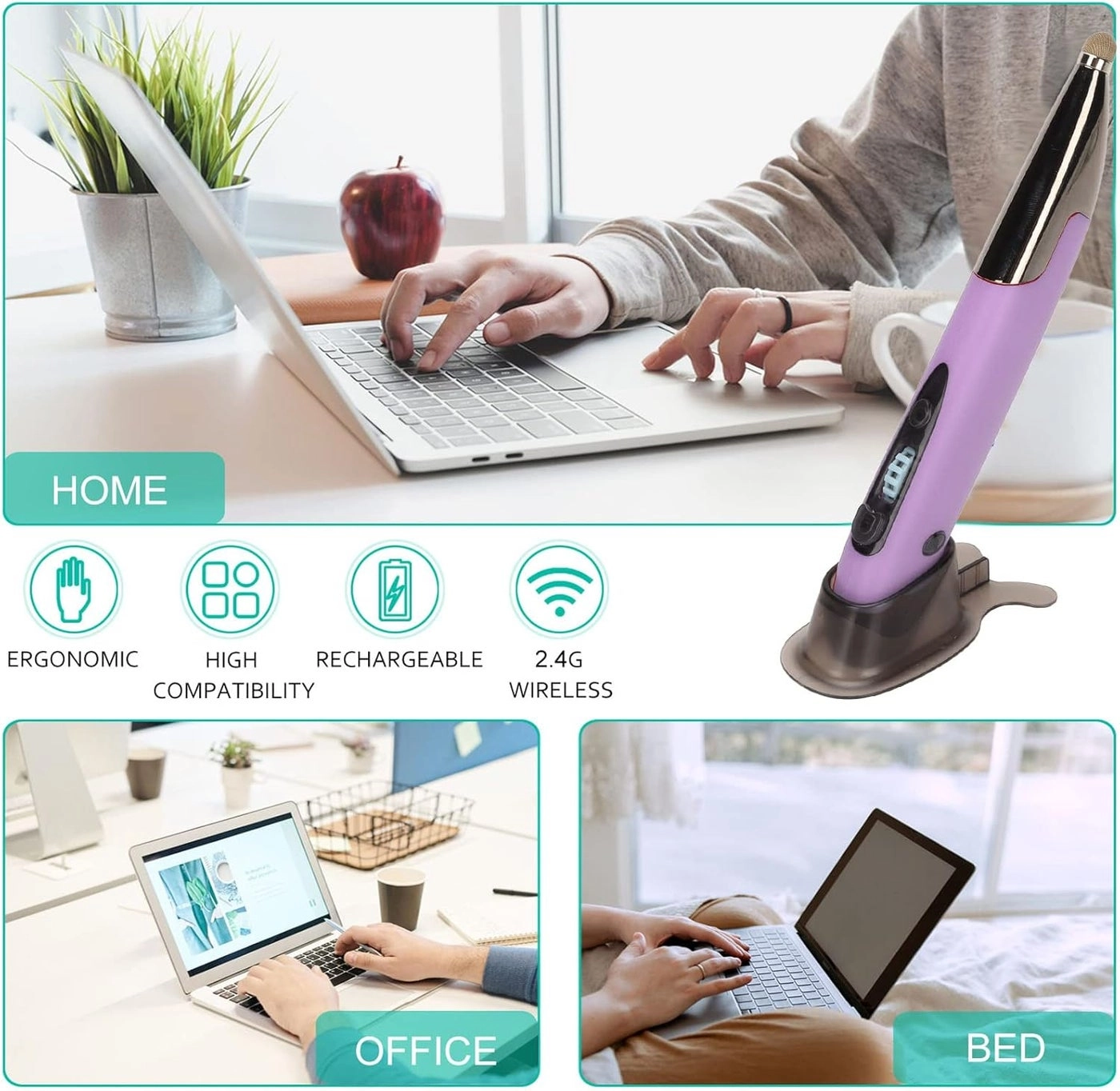 Wireless Pen Mouse - 2.4G Dual Mode