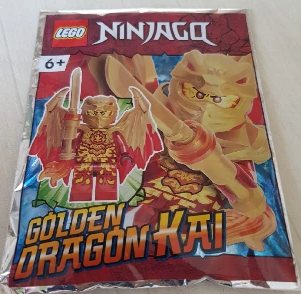 Ninjago Crystalized Golden Dragon (NJOGoldDragons) 4 pcs