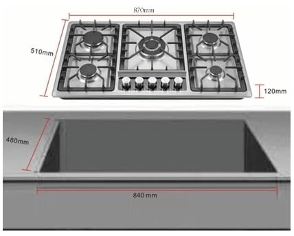HBG9005007 Gas hob