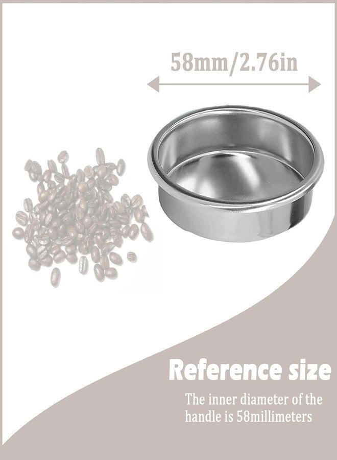 Backflush Insert - 58mm Stainless Steel 2-Piece Set