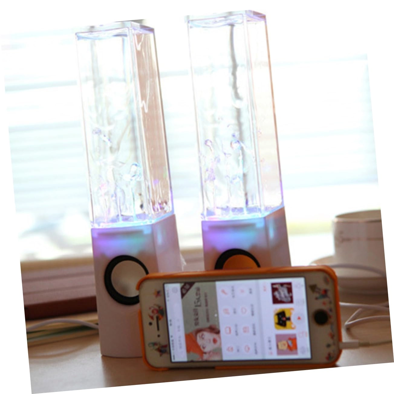 Water Fountain Speaker - stereo 2 x 3W
