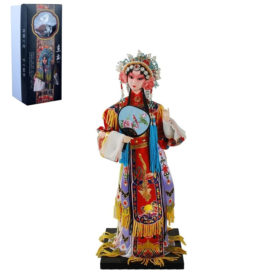 N\W Silk Doll - Chinese Traditional Handicraft 4.72*4.72*12.99inch
