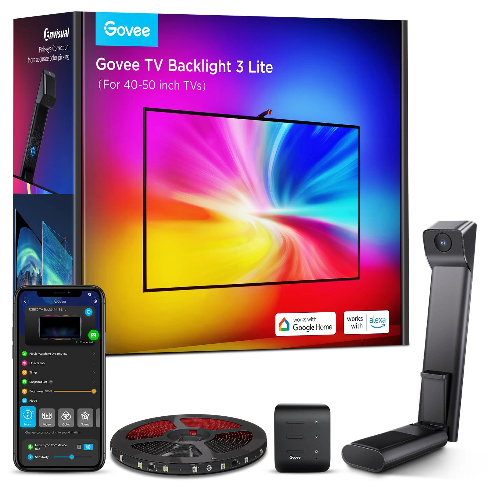 Govee TV Backlight 3 Lite - 7.8ft