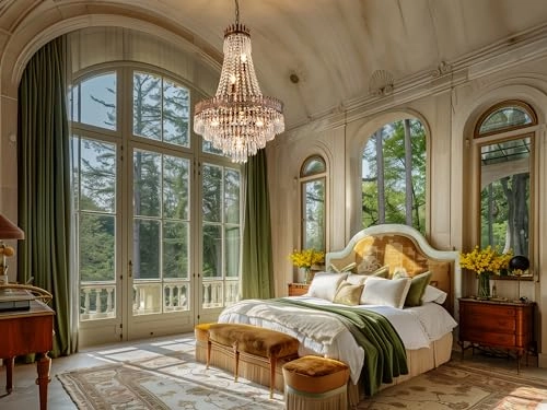 Crystal Chandelier - Dimmable