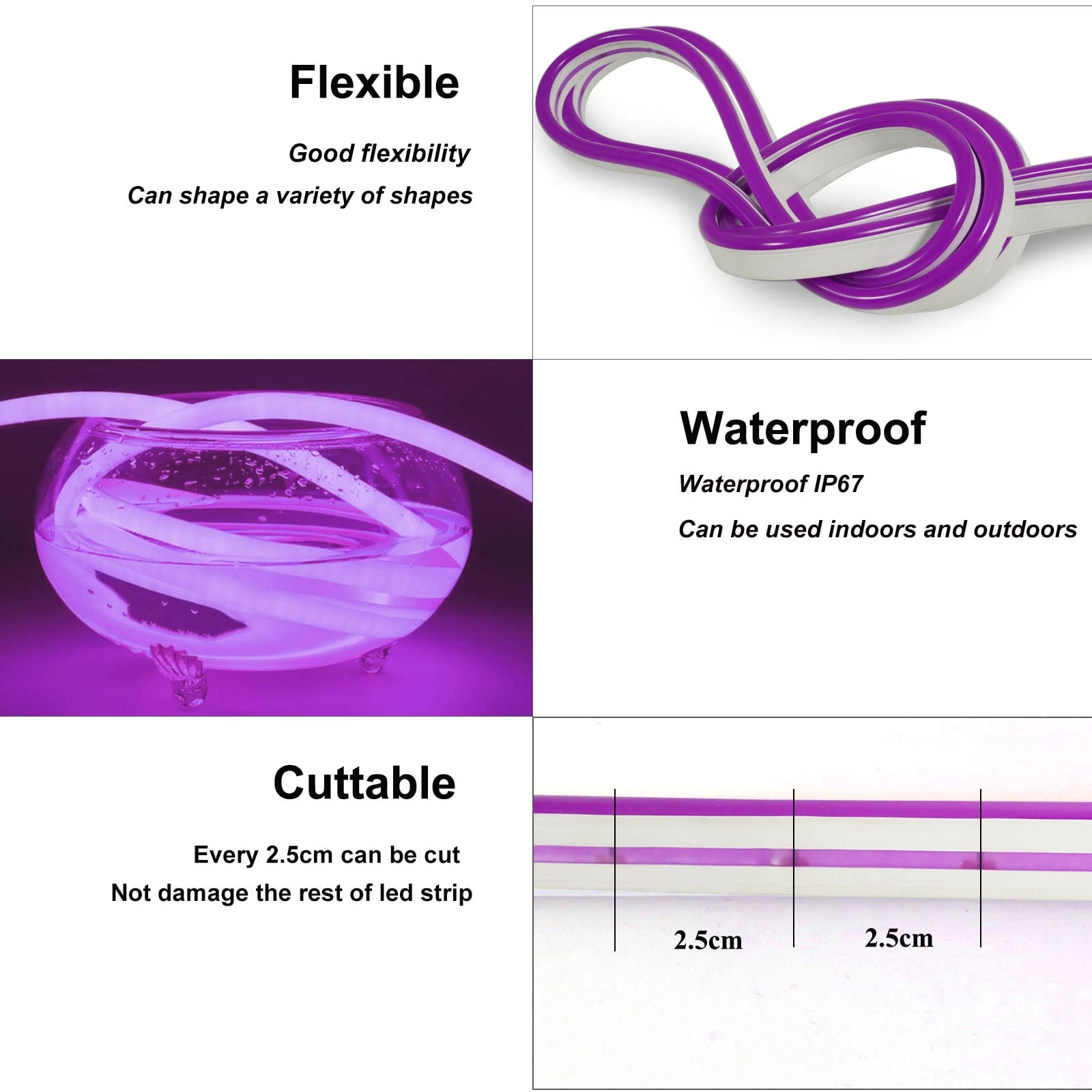 Led Neon Strip Lights - 5M