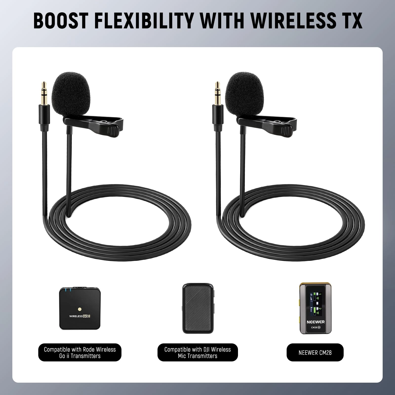 CM5 3.5mm-Mini-Jack Microphone Pack
