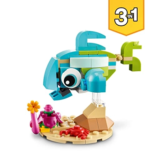 Creator 3in1 Dolphin and Turtle (31128) - Ages 6+