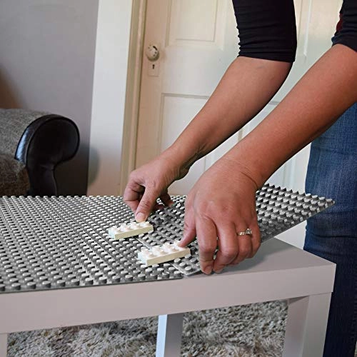 Peel-and-Stick Self Adhesive Baseplates (0) - DUPLO-compatible Grey