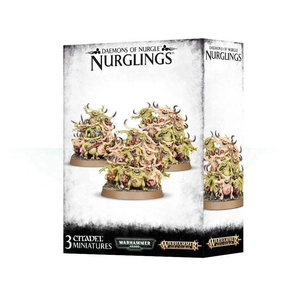 Daemons of Nurgle Nurglings - Plastic 16 pieces Black (533 x 226 x 155 cm) (99129915037)