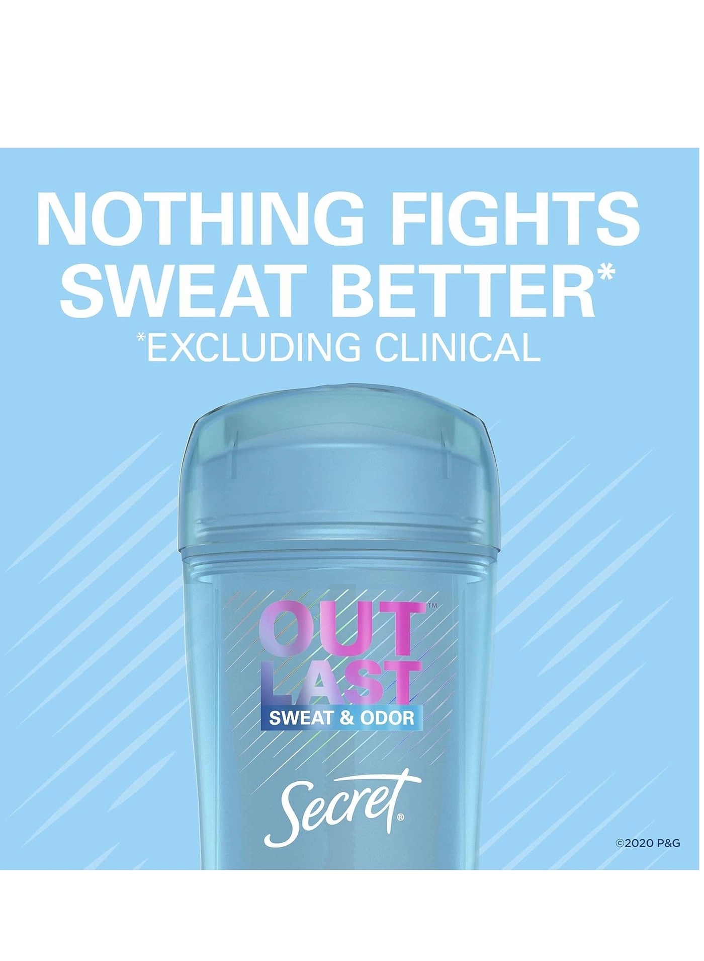 Outlast Antiperspirant and Deodorant Clear Gel - Completely Clean 200 gram