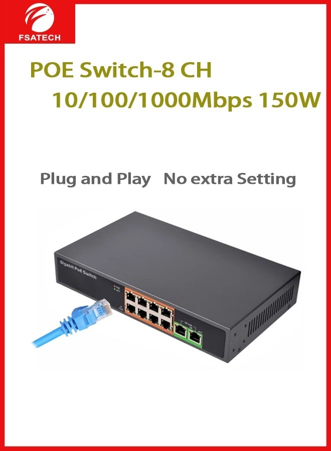 POE-08201 - 8-ports