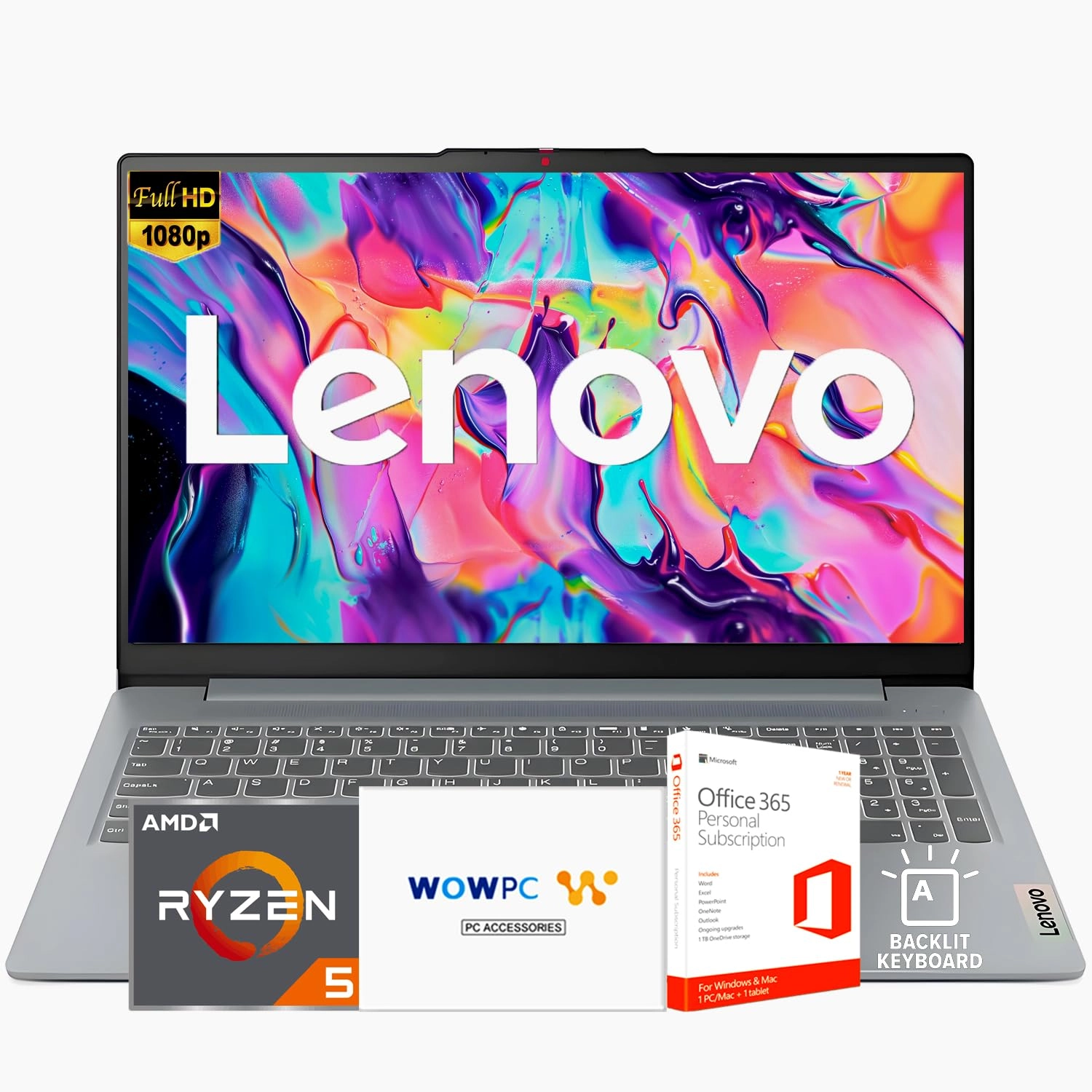 Lenovo Laptop V15 Ideapad - 15.6'' Ryzen 3 7320U 16GB DDR4 1TB SSD