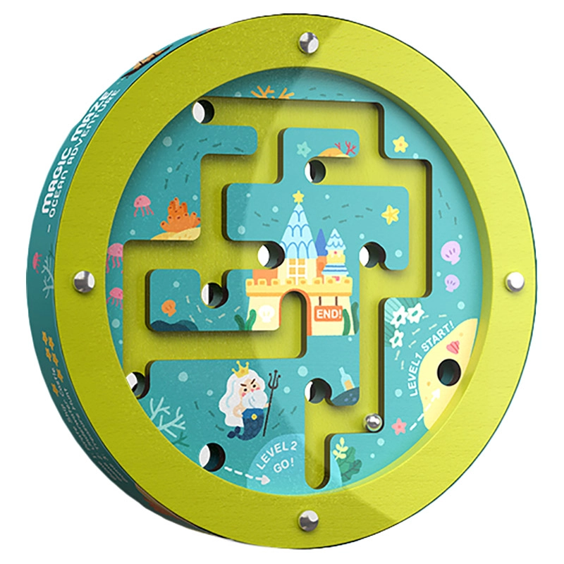MIDEER Double Sided Steel Ball Maze