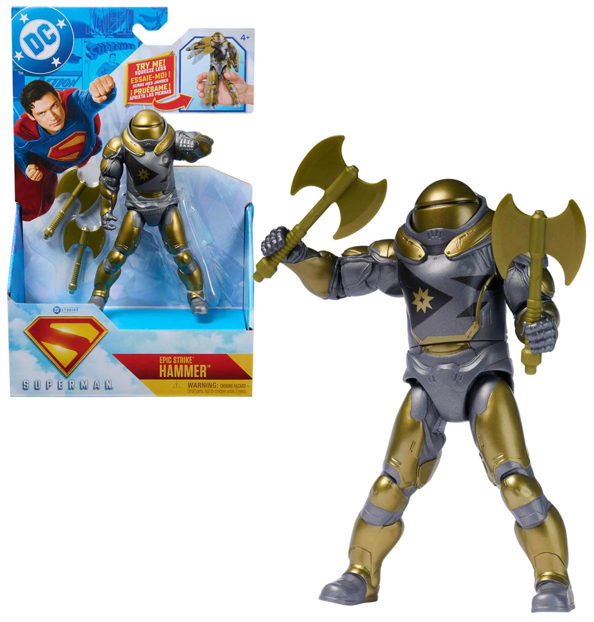 Spin Master SUPERMAN, Green Lantern - Superhero - Epic Strike Action Figure - 4-15 1 (29.2 cm) (B0DBLTZ3S2)