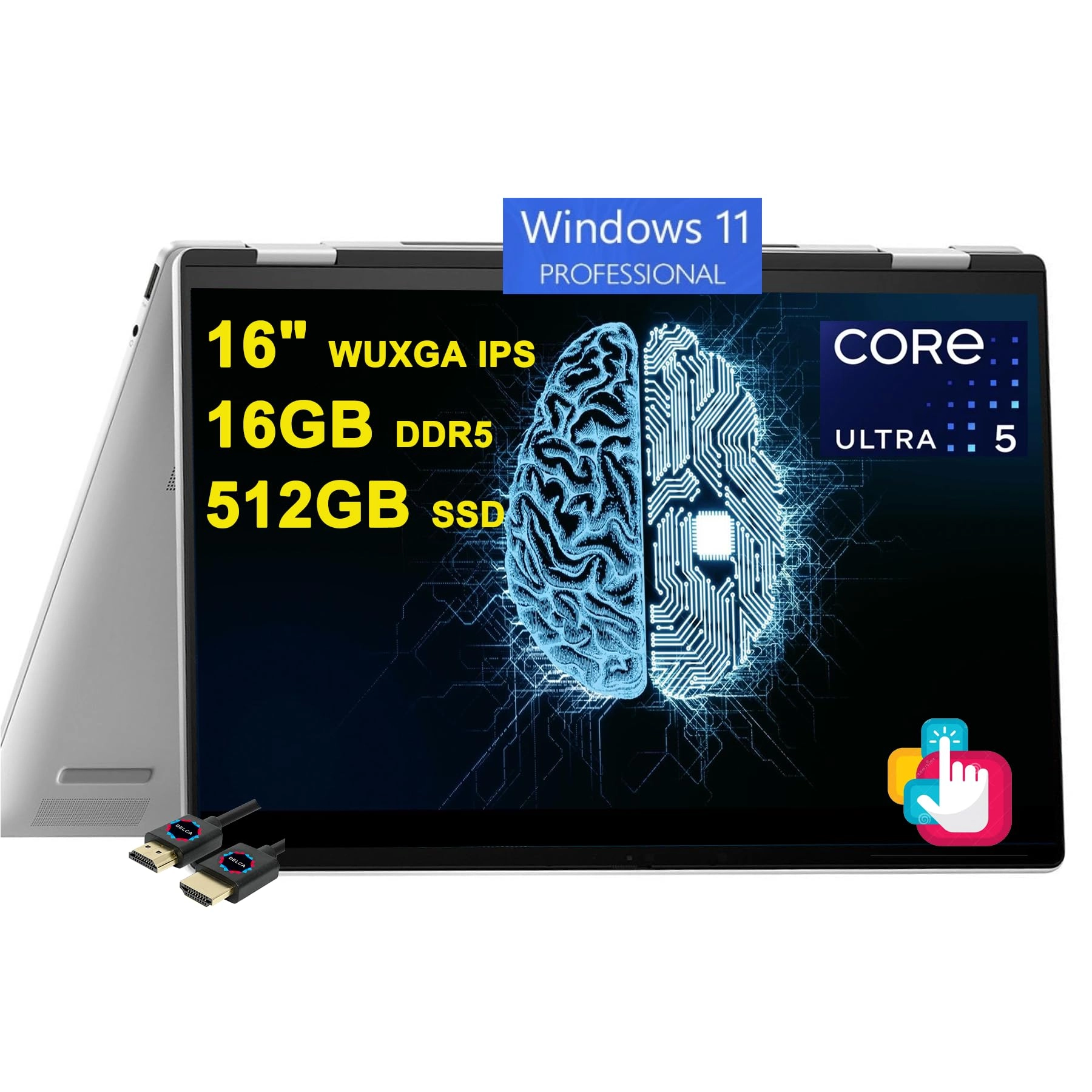 Envy x360 16-AC0013DX - 16'' Core Ultra 5 125U 16GB DDR5 512GB SSD