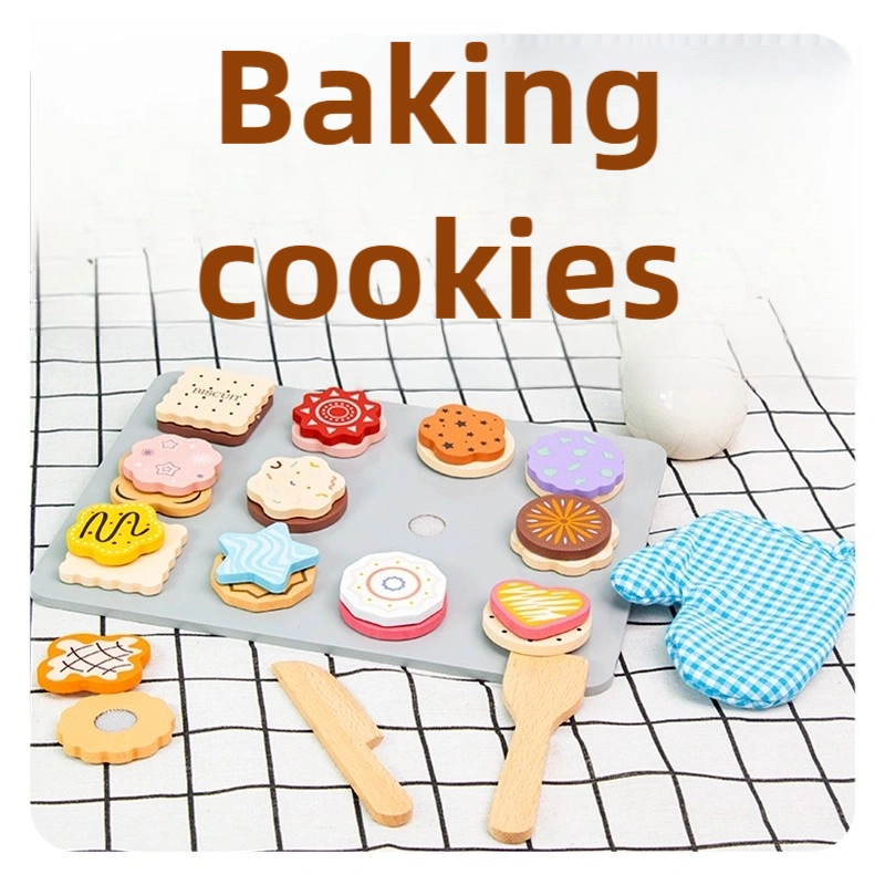 Kids Wooden Cookie Playset - 28 Pcs (5551007-KABI_0192)