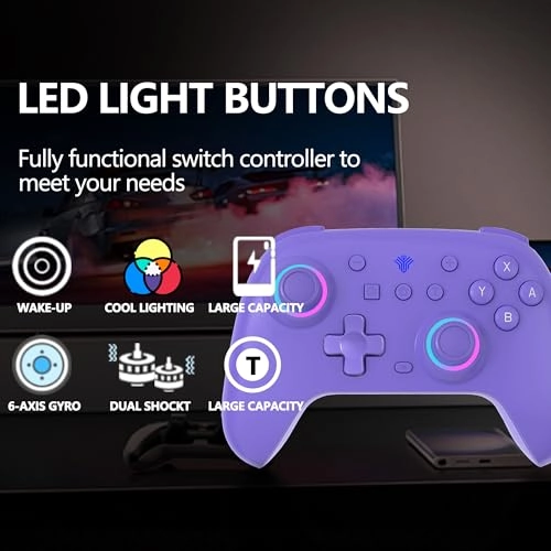 Switch Controller - Purple Nintendo Switch