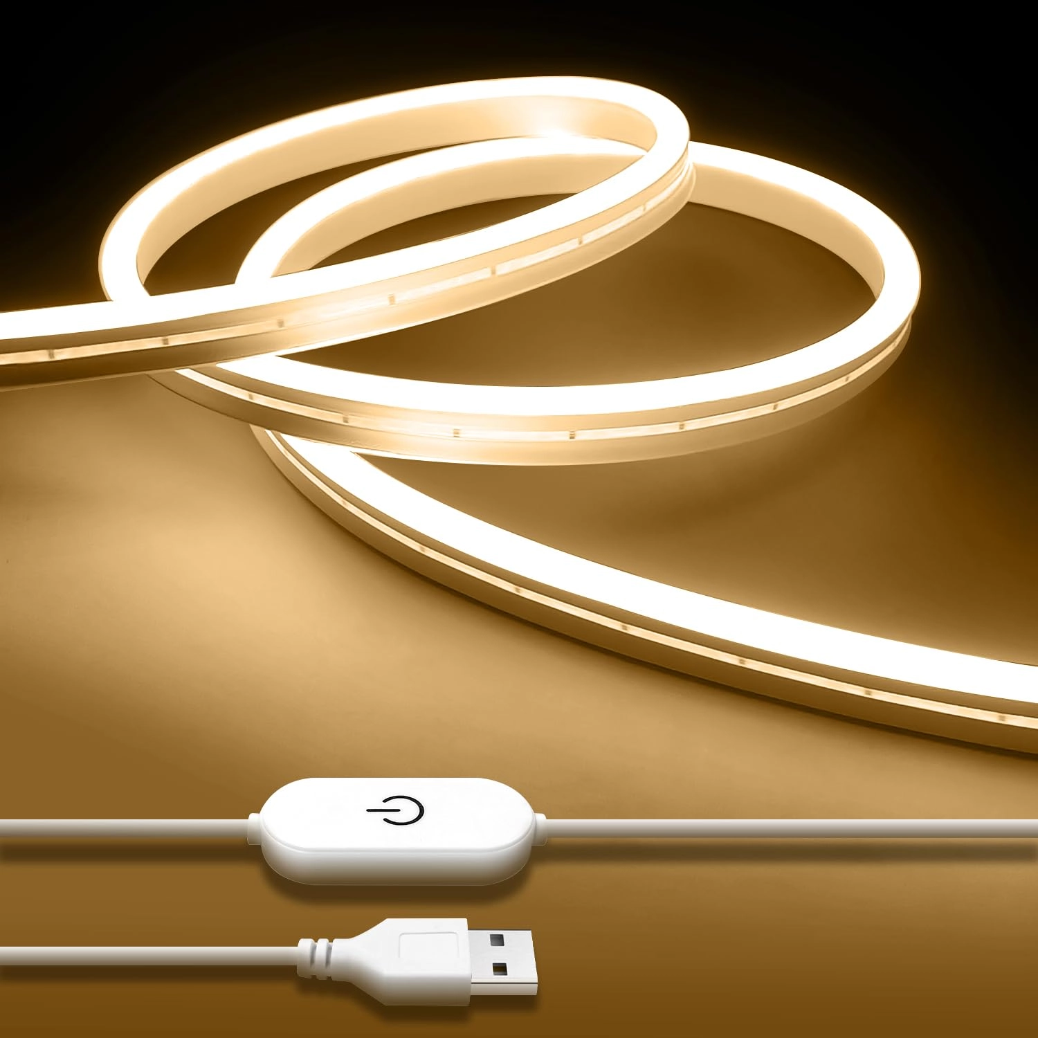 DXMR USB LED Neon Lights Strip - 6.6ft