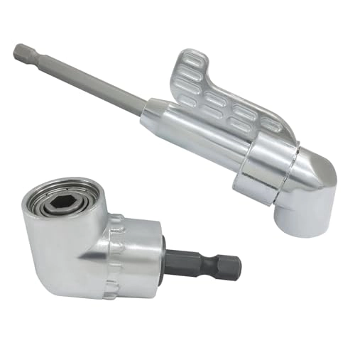 Right Angle Drill Attachment - 140mm 60mm 1/4-inch Pack
