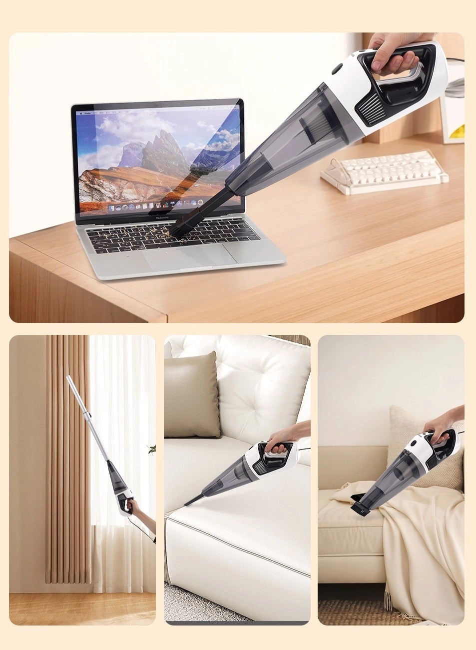 Corded Stick Vacuum Cleaner - 2-in-1 Handheld