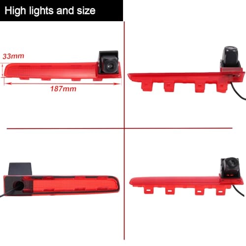 Brake light reversing camera - Night vision 628 x 586 pixels