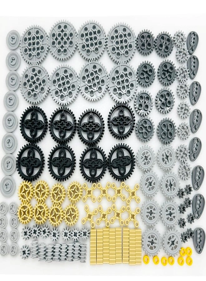 Technical Parts Wheels Gears - Building Blocks Accessories