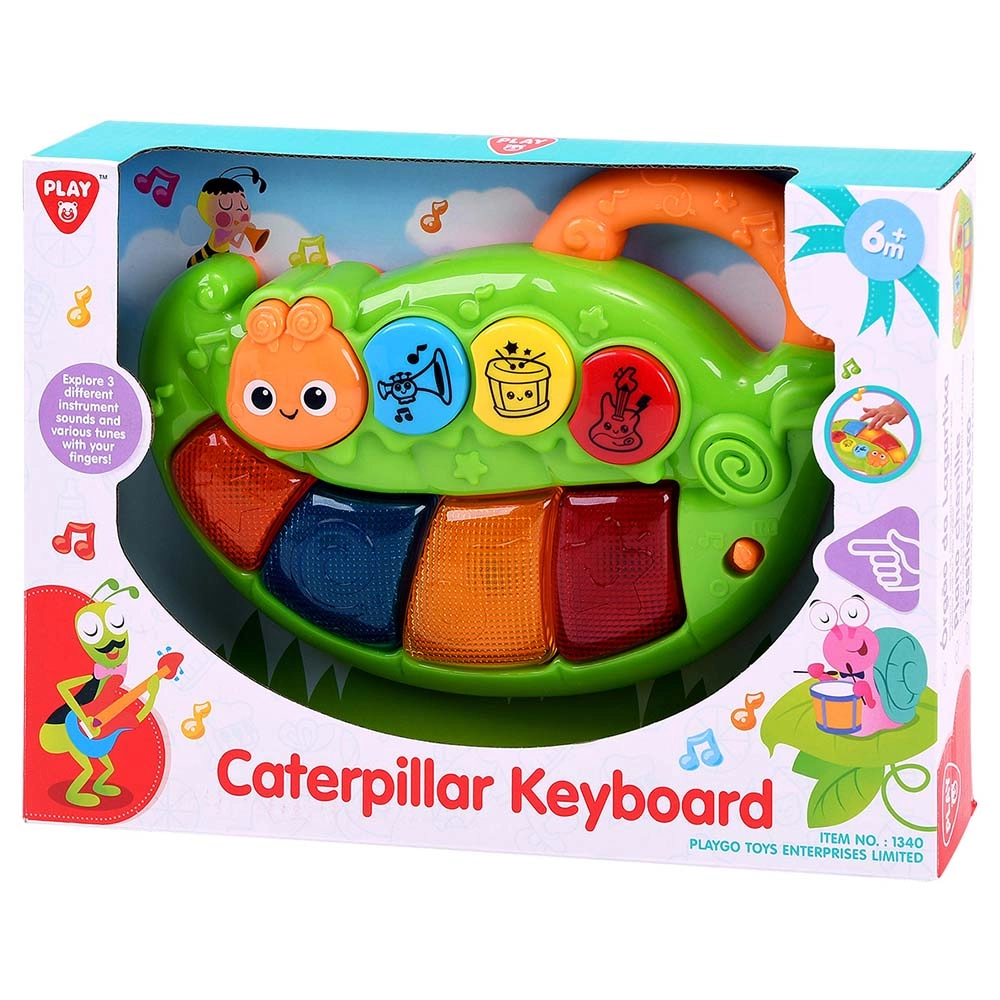 Caterpillar Keyboard - 30 sing-along songs Suitable for 6 months & above